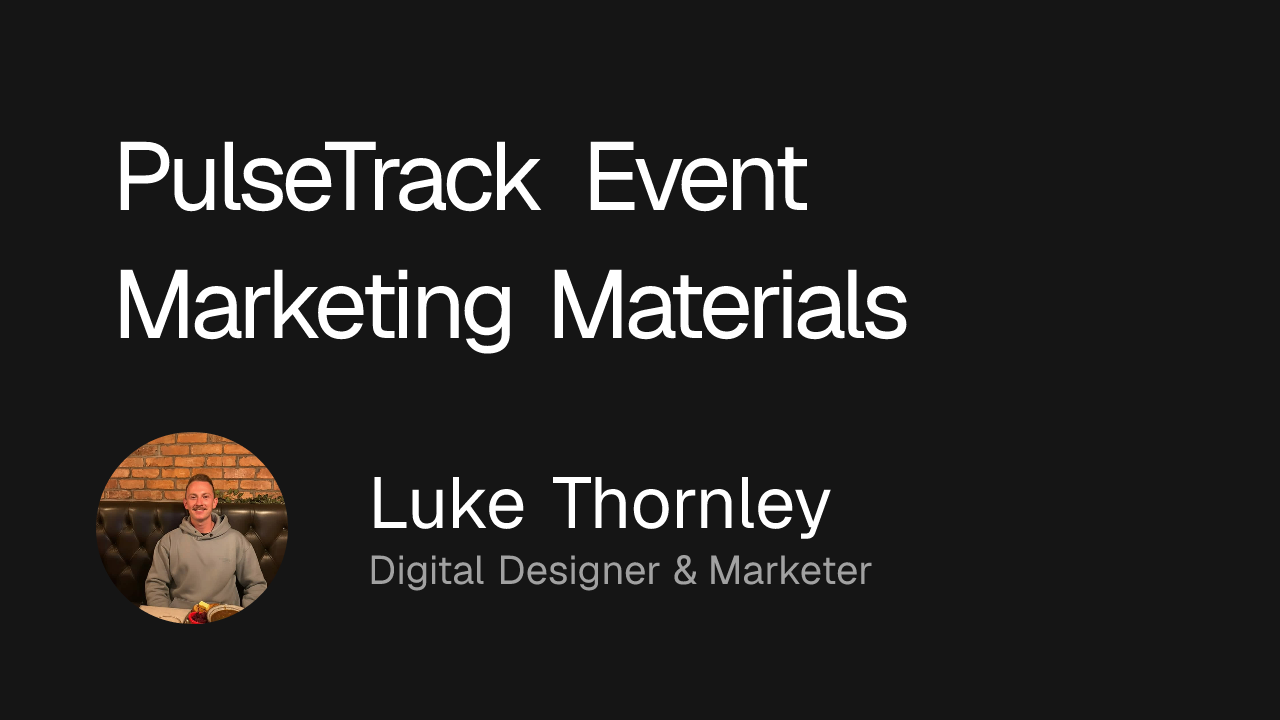 PulseTrack Event Marketing Materials